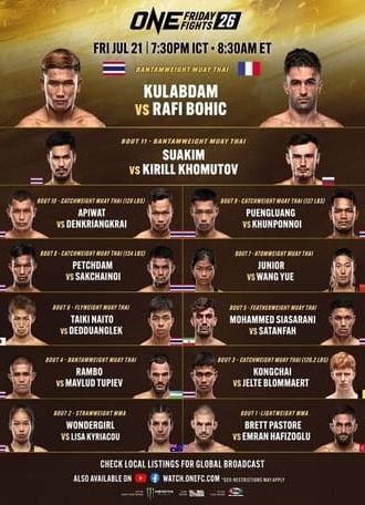 ONE Friday Fights 26: Kulabdam vs. Bohic (2023)