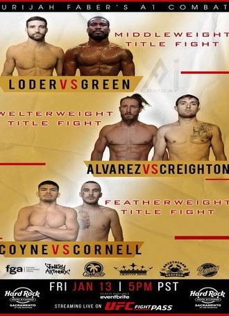 Urijah Faber's A1 Combat 13 (2023)