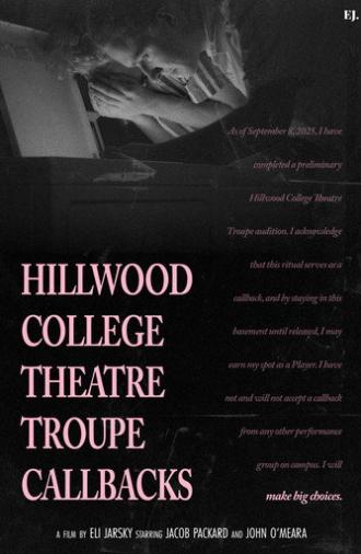 Hillwood College Theatre Troupe Callbacks (2026)