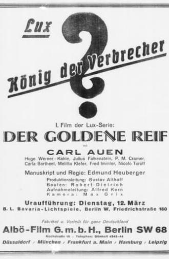 Lux, der König der Verbrecher (1929)