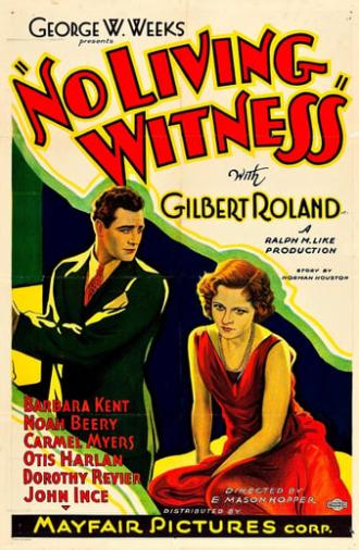 No Living Witness (1932)