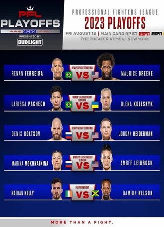 PFL 2023 #8: Playoffs - Ferreira vs. Greene (2023)